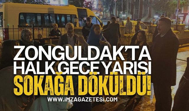 Zonguldak Devrek'te Halk Sokağa Döküldü
