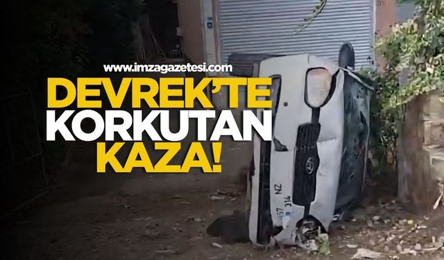 Devrek'te korkutan kaza!