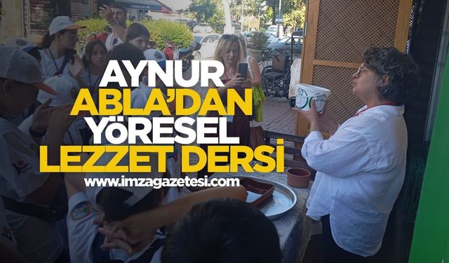 TÜBİTAK Öğrencilerine Aynur Abla'dan Yöresel Lezzet Dersi...