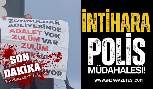 TTK'ya Ait İskeledeki İntihara Polis Müdahalesi!