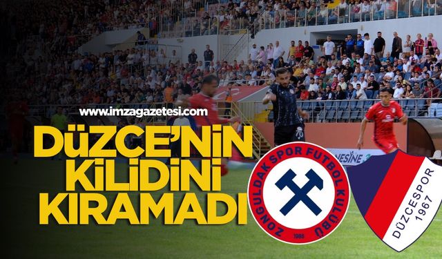 Zonguldakspor Düzce’nin kilidini kıramadı