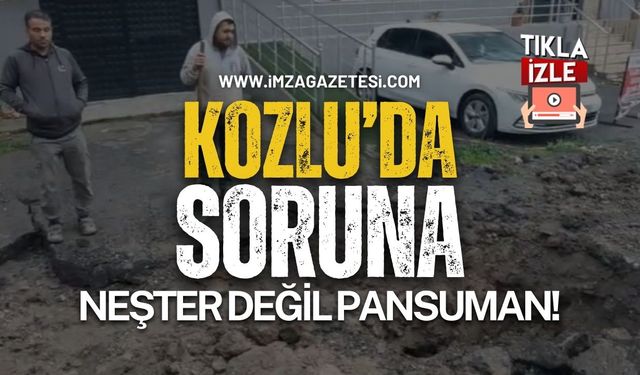 Kozlu'da Soruna Neşter değil, Pansuman!