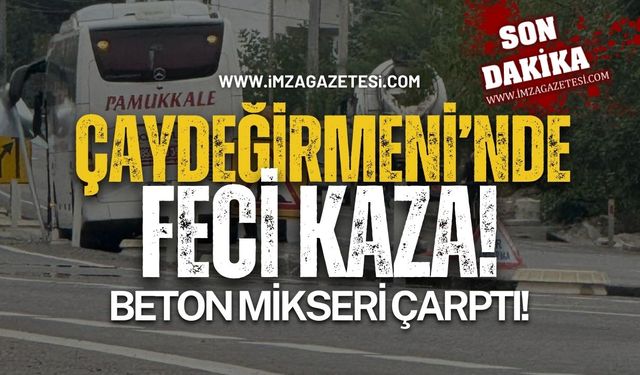 Çaydeğirmeni'nde Feci Kaza!