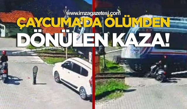 Çaycuma'da Ölümden Dönülen Kaza!