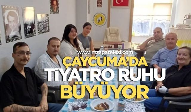 Kent Tiyatrosu ve Çaycuma Tiyatro Sevenler Derneği Kardeş Oldu. Çaycuma’da Tiyatro Ruhu Büyüyor.