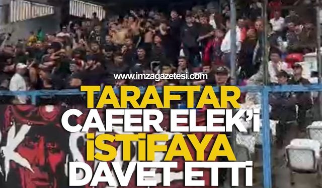 Taraftar Cafer Elek’i İstifaya Davet Etti