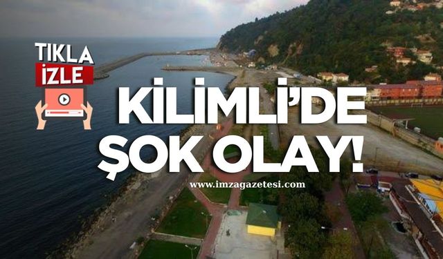Kilimli'de şok olay!