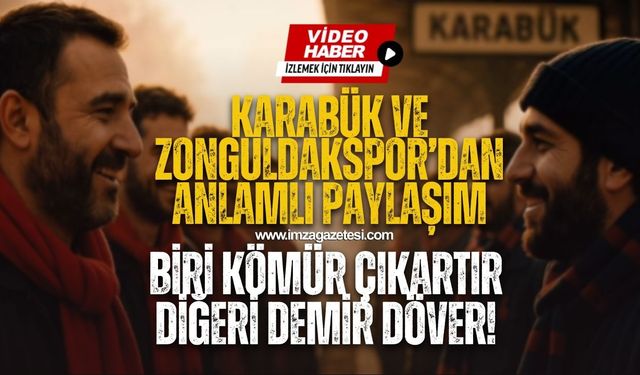 Zonguldakspor ve Karabük İdman Yurdu derbi öncesi anlamlı video! “Biri kömür çıkartır diğeri demir döver”