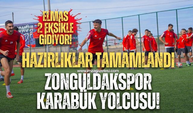 Zonguldakspor'da Karabük hazırlıkları tamamlandı! Elmas 2 eksikle gidecek