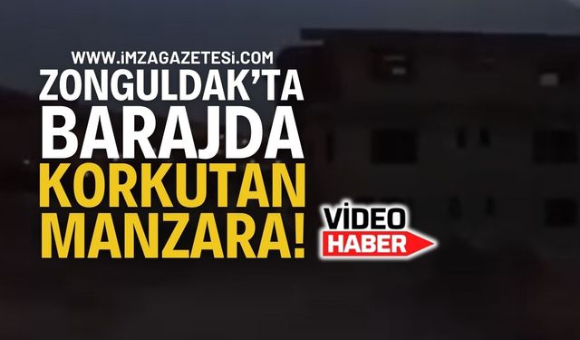 Zonguldak'ta Barajda Sular Çekiliyor!