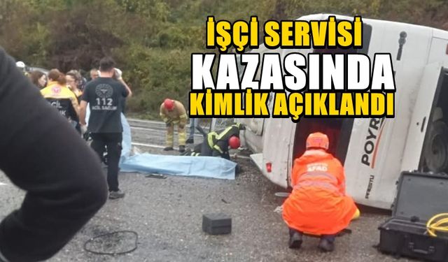 Bartın'da işçi servisi Düz Yolda Devrildi! Ölenin kimliği...
