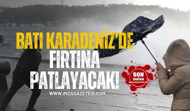 Meteoroloji’den Kritik Uyarı! Batı Karadeniz’de Fırtına Patlayacak!