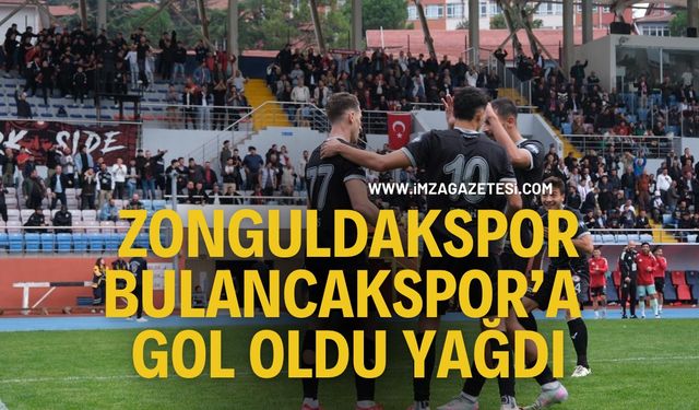 Zonguldakspor Bulancakspor’a Gol Oldu Yağdı