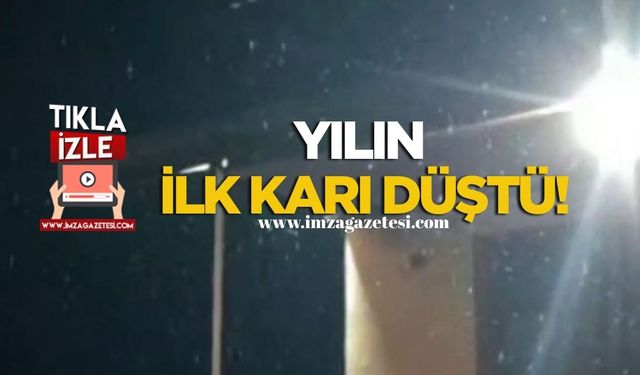 Karabük'e Mevsimin İlk Karı Düştü!