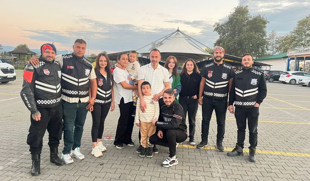 Zonguldak Motosiklet Sürücüleri Derneği’nden DMD Hastası Asaf Ali’ye Moral Ziyareti