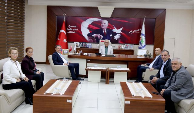 CHP’Lİ BAŞKANLAR, BAŞKAN POSBIYIK’I ZİYARET ETTİ