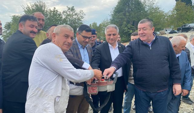 Aşağı Tekke Köyü’nde cami temeli dualarla atıldı