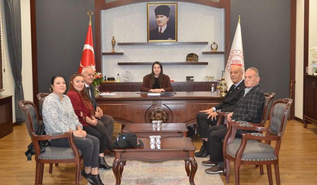 CHP'den Kaymakama ziyaret...