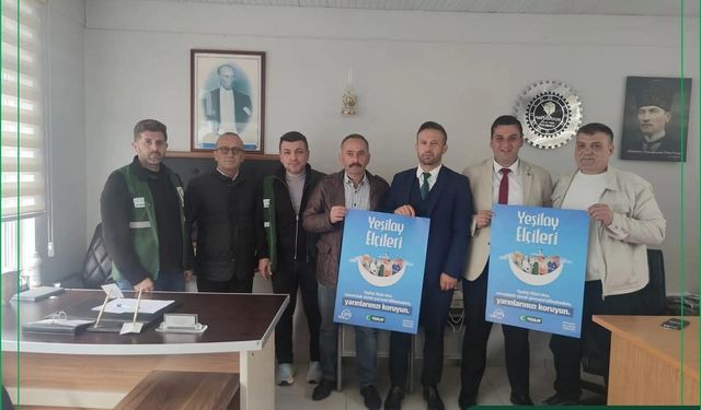 Muhtarlar Yeşilay Elçisi Oldu. Kozlu'da Farkındalık Buluşması...