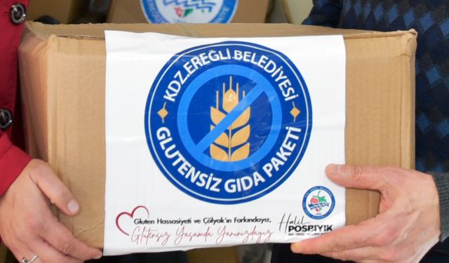 EREĞLİ BELEDİYESİ, GLÜTENSİZ GIDA DESTEĞİNDE BULUNUYOR