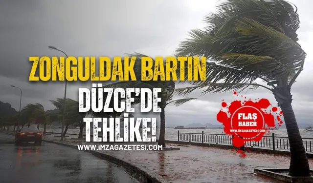 Meteoroloji'den kritik uyarı! Zonguldak, Bartın, Karabük'te tehlike!