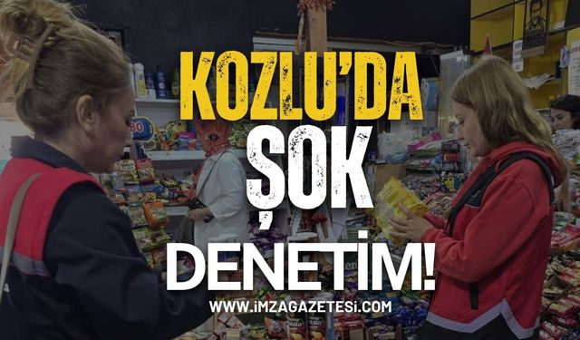 Kozlu’da Marketlere Şok Denetim!