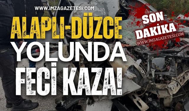 Alaplı- Düzce Yolunda Feci Kaza!
