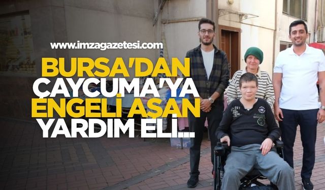 Bursa'dan Çaycuma'ya Engeli Aşan Yardım Eli...
