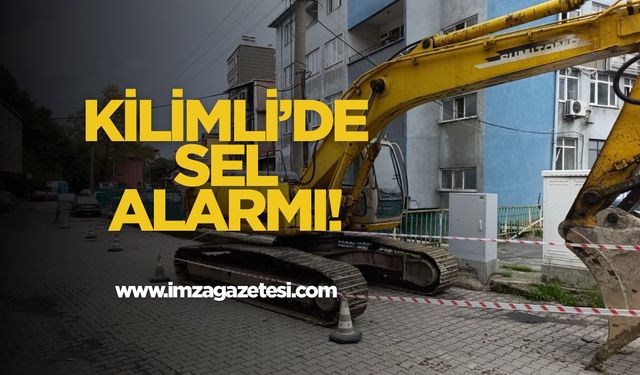Kilimli’de Sel Alarmı! Belediye Teyakkuzda