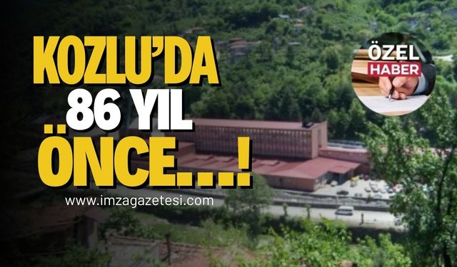 Kozlu’da 86 Yıl Önce…!