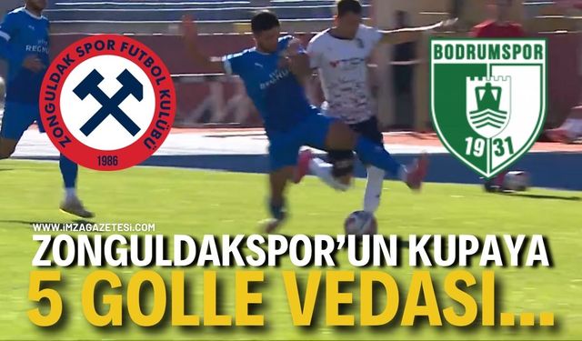Zonguldakspor'un Kupaya 5 Golle Vedası...