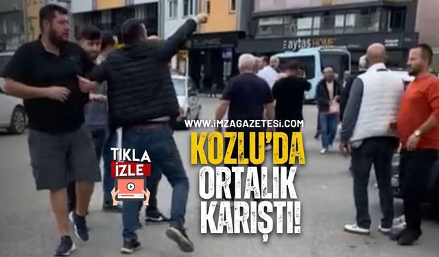Zonguldak Kozlu'da kavga! Ortalık karıştı!