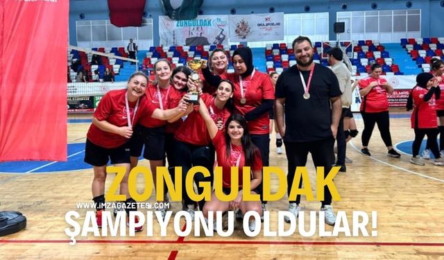 Zonguldak Şampiyonu Oldular Bölge Şampiyonası’na Katılacaklar