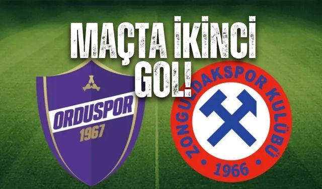 Orduspor 1967 - Zonguldakspor maçında 2. gol sesi... Müthiş ataklar! Tıkla, İzle...
