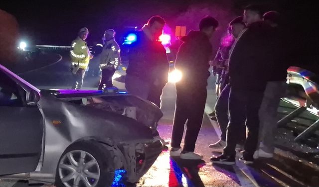 Zonguldak'tan Amasra'ya Giderken Kaza! Yaban Hayvana çarpmayım derken!