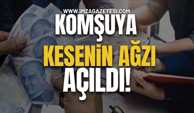 Komşuya Kesenin Ağzı Açıldı!