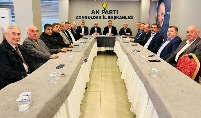 Bütçeyi Görüştüler! AK Parti Zonguldak İl Genel Meclisi grup toplantısı gerçekleştirildi