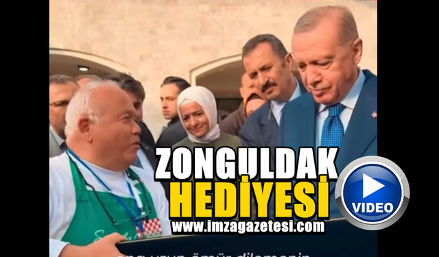 Recep Tayyip Erdoğan’a Dünyaca Ünlü Zonguldak Hediyesi!