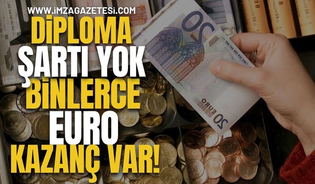Diploma Şartı Yok, Binlerce Euro Kazanç Var!