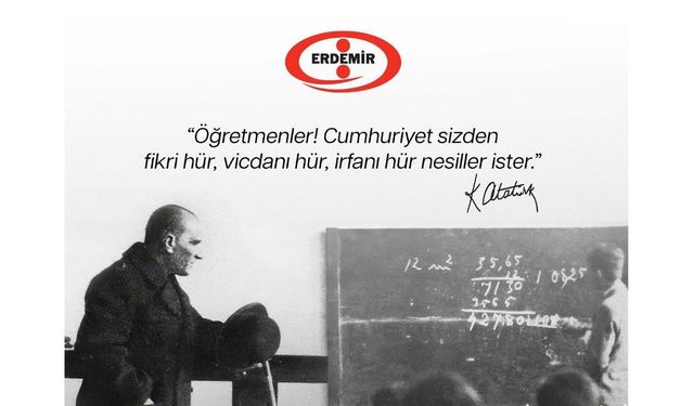 Erdemir 24 Kasım Öğretmenler Günü İlanı