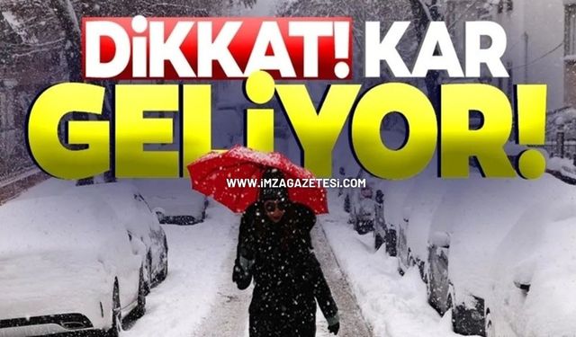 Meteoroloji Zonguldak, Bartın, Bolu, Düzce, Karabük, Kastamonu, Sinop'ta Beklenen Kar Kalınlığı Açıkladı!