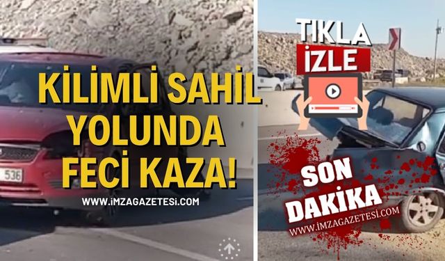 Kilimli Sahil Yolunda Feci Kaza!