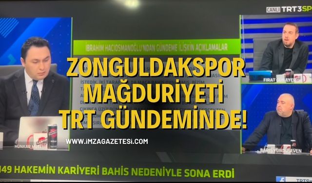 Zonguldakspor Mağduriyeti TRT Gündeminde! "2. Lig Hakkı Geri Verilmeli" Çağrısı!