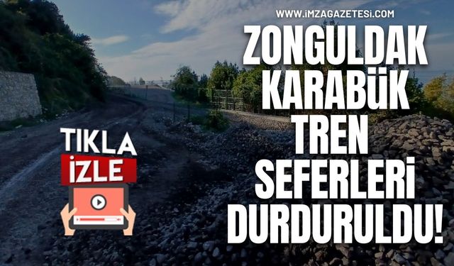 Zonguldak‑Karabük Hattında Tren Seferleri Geçici Olarak Durduruldu