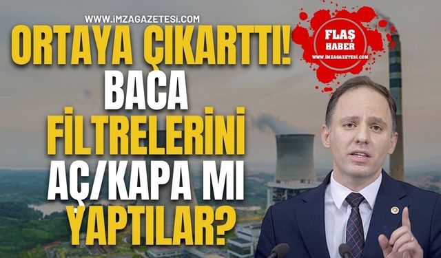 Deniz Yavuzyılmaz ortaya çıkarttı! Termik santraller baca filtrelerini aç/kapa mı yaptı?