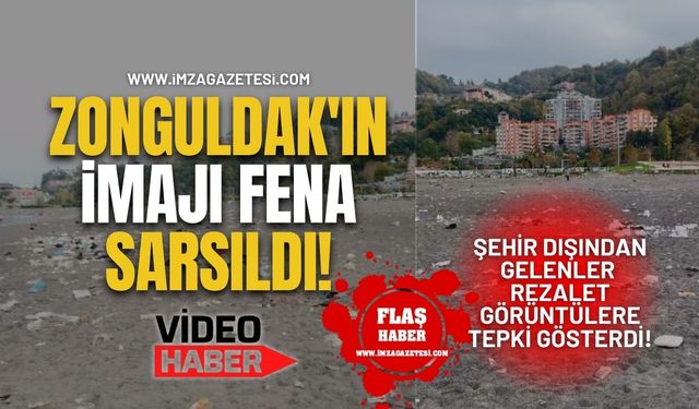 Zonguldak'ın İmajı Fena Sarsıldı! Şehir Dışından Gelenler Rezalet Görüntülere Tepki Gösterdi!