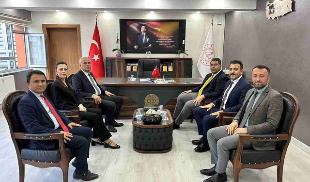 Kdz. Ereğli Kaymakamı Fatih Yılmaz’dan İlçe Millî Eğitim Müdürlüğüne Ziyaret