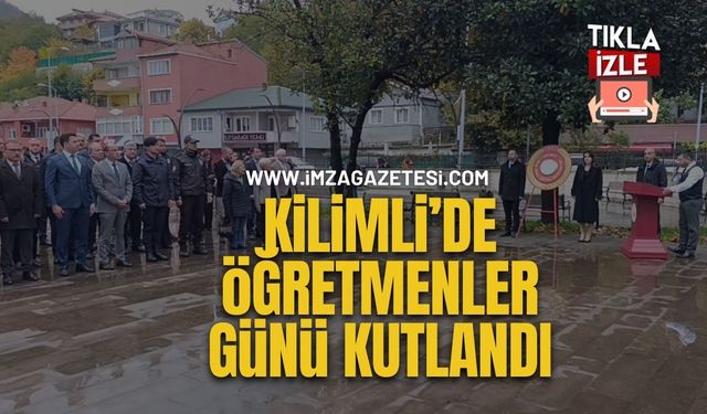 Kilimli’de 24 Kasım Öğretmenler Günü Coşkuyla Kutlandı