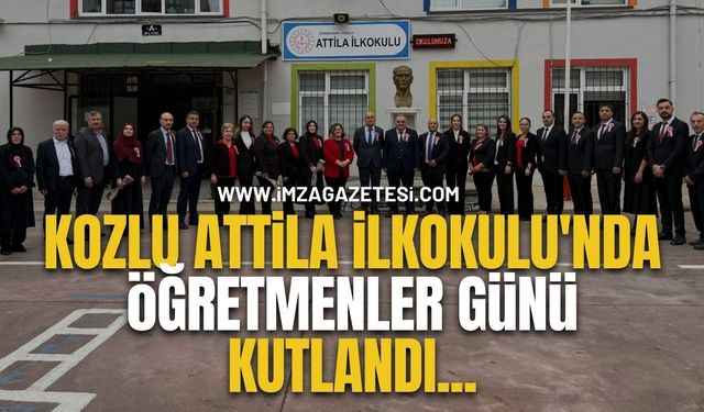 Kozlu Attila İlkokulu'nda Öğretmenler Günü Kutlandı...