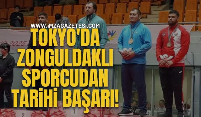 Tokyo'da Zonguldaklı Sporcudan Tarihi Başarı!
